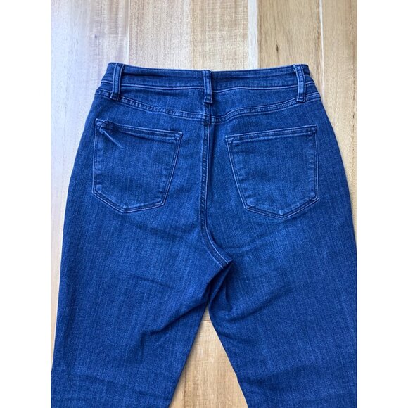 Sonoma Womens High-Rise Dark Wash Skinny Jeans  With Pockets Size 8 Petite - Picture 7 of 13